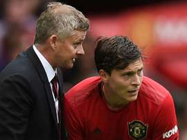 Lindelöf entrena con su ex equipo. AFP