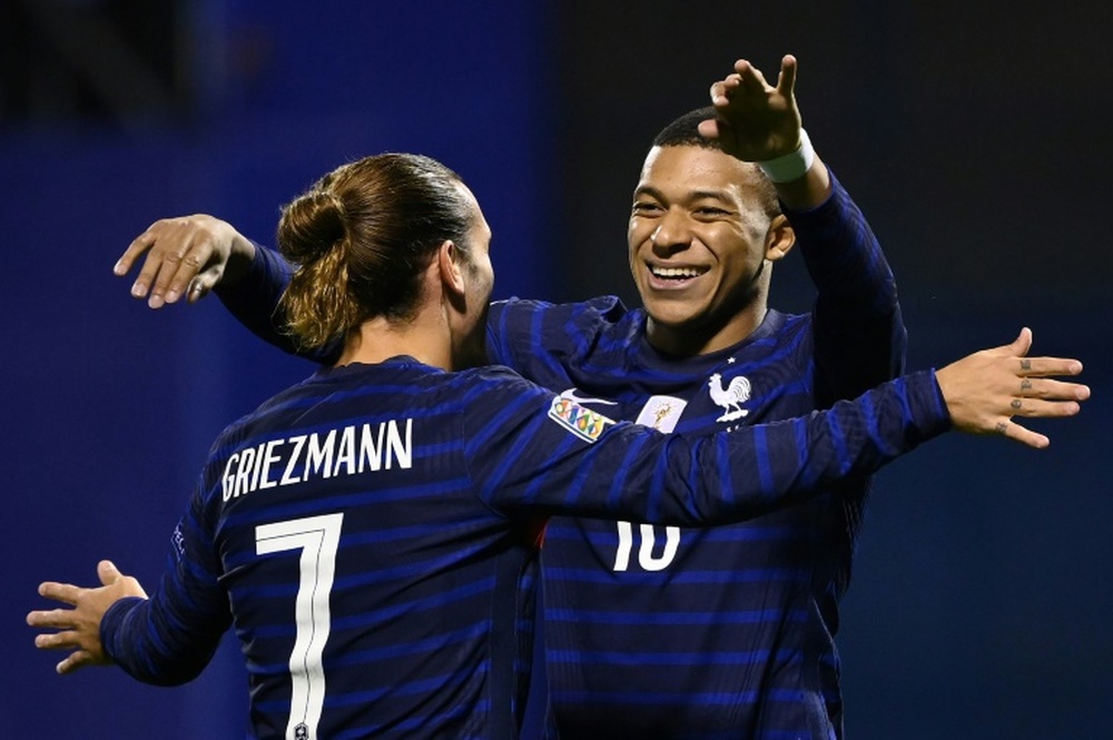 Mbappé dans la pré-liste pour les JO avec la France. AFP