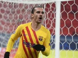 Griezmann disputará su primera final como azulgrana. AFP