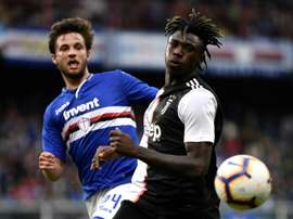 Moise Kean podría regresar a la Liga Italiana. AFP