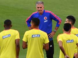 Queiroz, en Oporto para ver de cerca a Uribe y Luis Díaz. AFP