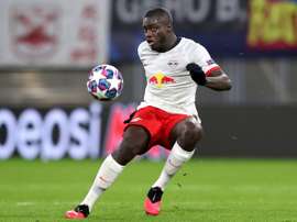 Dayot Upamecano, RB Leipzig 2020-21. AFP