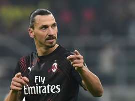 Ibrahimovic suena para jugar en la Liga Brasileña. AFP