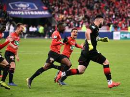El Rennes aumenta el histerismo del PSG. AFP