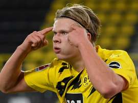 El Madrid ve posible el fichaje de Haaland. AFP