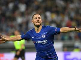 El Chelsea, campeón de la Europa League de la mano de Hazard. AFP