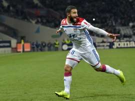 Fekir empató casi al final. AFP