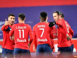 Lille prend la tête du championnat. AFP