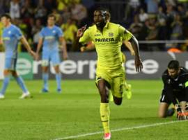 Bakambu podría regresar a Villarreal. AFP