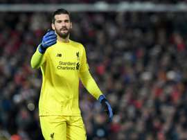 Alisson ha dejado su portería a cero en 14 ocasiones. AFP