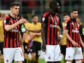 El Milan salvó un punto. AFP