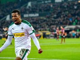 El Borussia Monchengladbach se sube a la segunda plaza. AFP