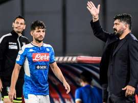 Gattuso dio valor al partido ante la Real. AFP