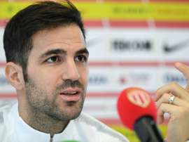 Cesc ve a Piqué presidente del Barça. AFP
