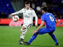 Brahim peleará por minutos en el Bernabéu. AFP