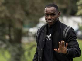 Germain est heureux pour son coéquipier Steve Mandanda. AFP