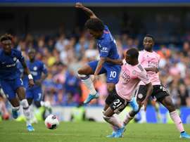 Willian pondrá punto y final a su etapa en el Chelsea. AFP