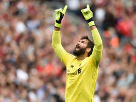Alisson habló de Karius. AFP
