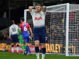Trippier has struggled for Spurs this season. AFP