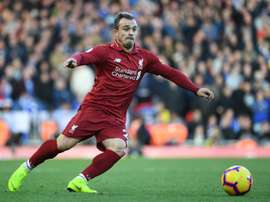 Shaqiri: Liverpool must adopt 'tunnel vision' approach for their title race efforts. AFP