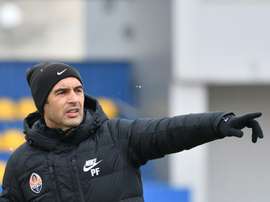Paulo Fonseca lleva tres dobletes en tres temporadas en el Shakhtar. AFP/Archivo