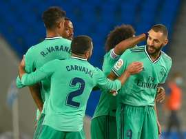 Real Madrid é o novo líder do Campeonato Espanhol. AFP