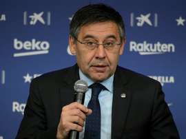 El Barça levantó su quinto título de la Liga Iberdrola. AFP