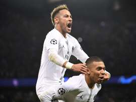 Neymar, embajador del QNB. AFP