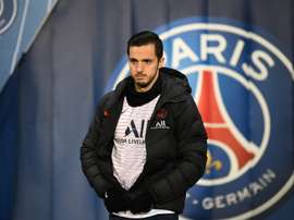 Pablo Sarabia, confiado de cara a la Champions. AFP/Archivo