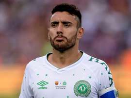 Alan Ruschel llega a Goiás. AFP