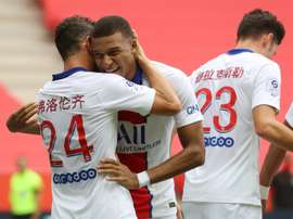 Mbappe y Di María amargaron la sobremesa al Niza. AFP