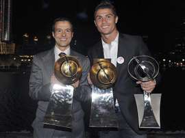 Cristiano Ronaldo es la gran obra de Jorge Mendes. EFE/Archivo
