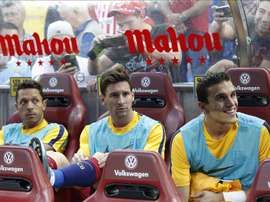 Masip tiene una buena relación con Leo Messi. EFE
