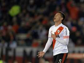 Kranevitter demostró su amor por River. EFE/Archivo