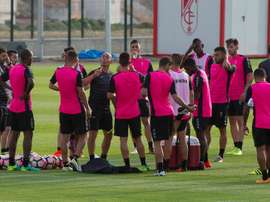 Dani Ojeda está disponible para la visita al Rayo Majadahonda. EFE/Archivo