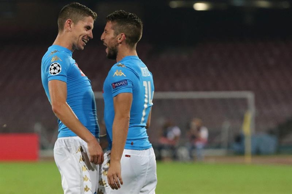 Jorginho no ocultó su deseo de volver algún día a vestir la camiseta del Nápoles. EFE