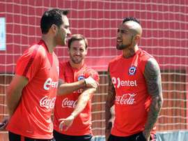 El conflicto entre Bravo y Vidal causó mella en el vestuario de 'La Roja'. EFE