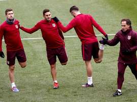 Koke y Saúl tomaron el testigo de Gabi. EFE