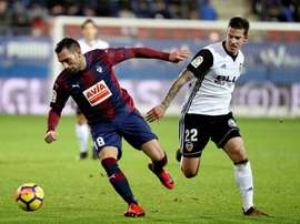 El Eibar visita Mestalla. EFE/Archivo