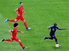 Witsel revient sur la défaite. EFE