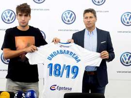 Undabarrena destaca la fe del Tenerife. EFE