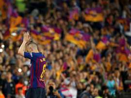 Iniesta ne pense pas à la retraite. EFE