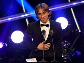 Modric ganó el 'The Best' en el 2018. EFE