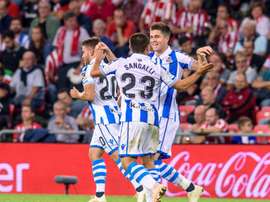 Sangalli disputó 19 encuentros la pasada temporada con la Real Sociedad. EFE