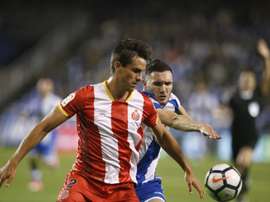 Bernardo fue indiscutible esta temporada con el Girona. EFE/Archivo