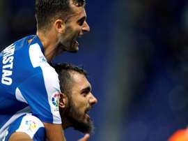 Borja Iglesias se despide. EFE