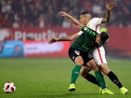 El Sevilla lo tuvo difícil para superar al Villanovense. EFE