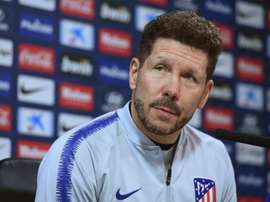 Simeone habló sobre la situación de Costa y Godín. EFE