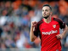 Sarabia volvió a celebra un gol. EFE