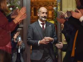 Elizegi vive su primera Asamblea. EFE